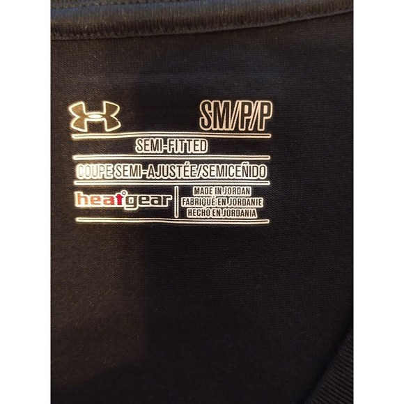 Under armour black size small v-neck top - Picture 7 of 8